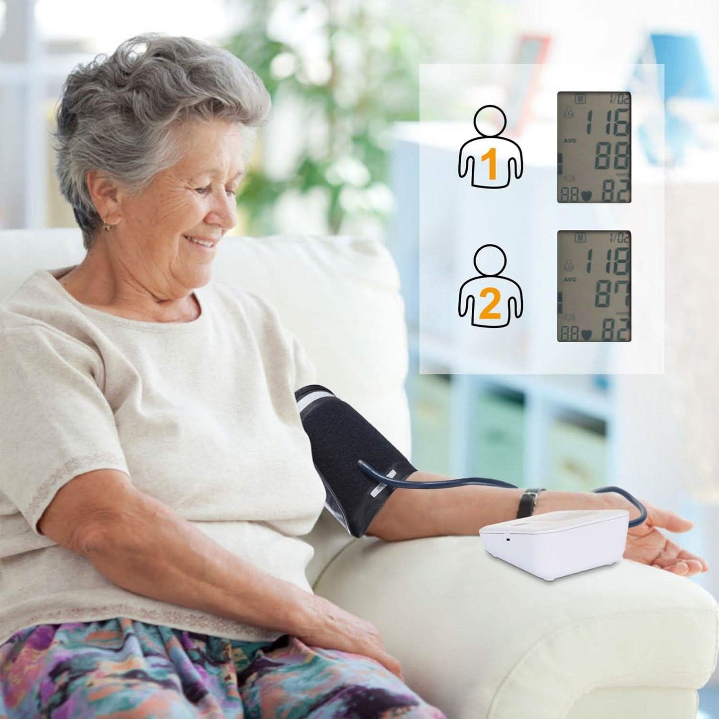 Arm Blood Pressure Monitor with Adjustable Cuff Health & Wellness - Tophatter Daily Deals