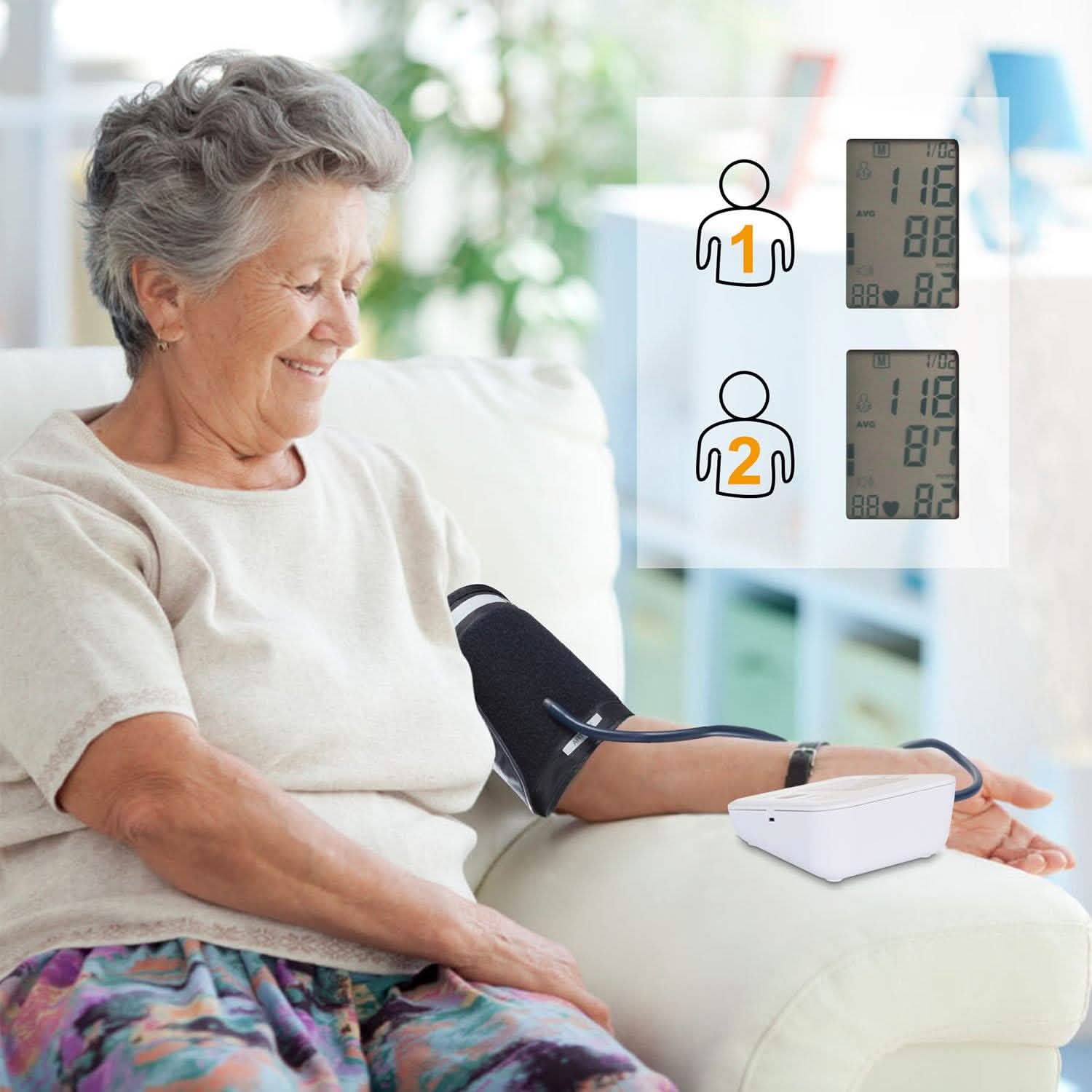 Arm Blood Pressure Monitor with Adjustable Cuff Health & Wellness - Tophatter Daily Deals