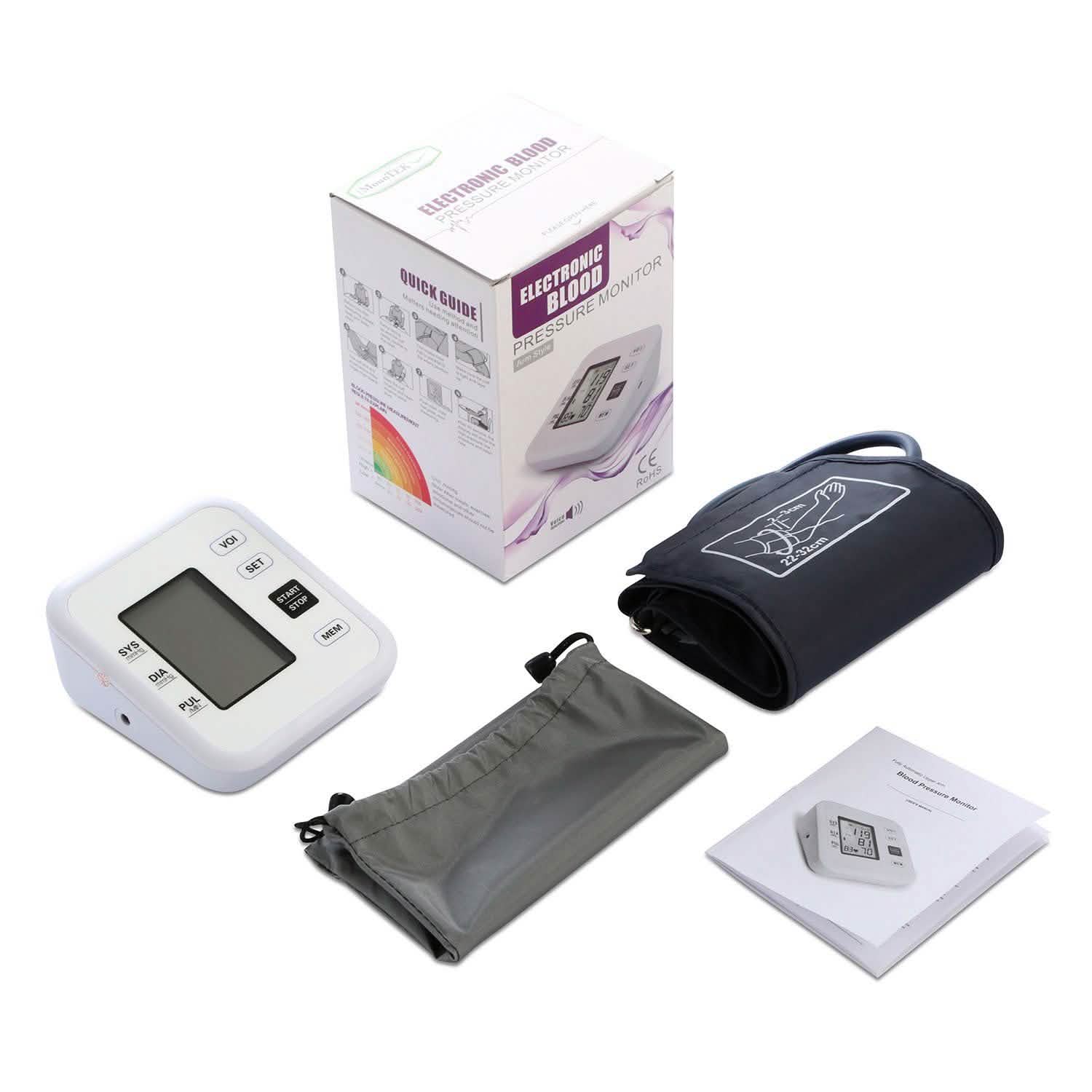 Arm Blood Pressure Monitor with Adjustable Cuff Health & Wellness - Tophatter Daily Deals