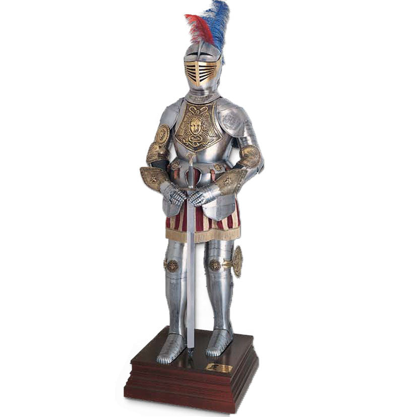 Suit of Armour- Embossed - Tophatter's Weapons'N'Deals Collector's Armory & Collectibles - Tophatter Daily Deals