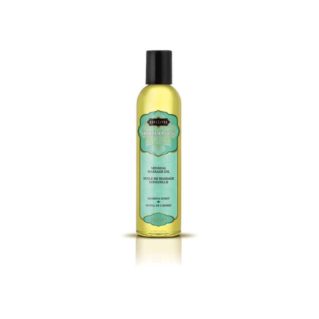 Aromatics Massage Oil [DEV SITE COPY] 2 fl oz (59 ml) Soaring Spirit Aromatic Sensual Massage Oil - Tophatter Daily Deals
