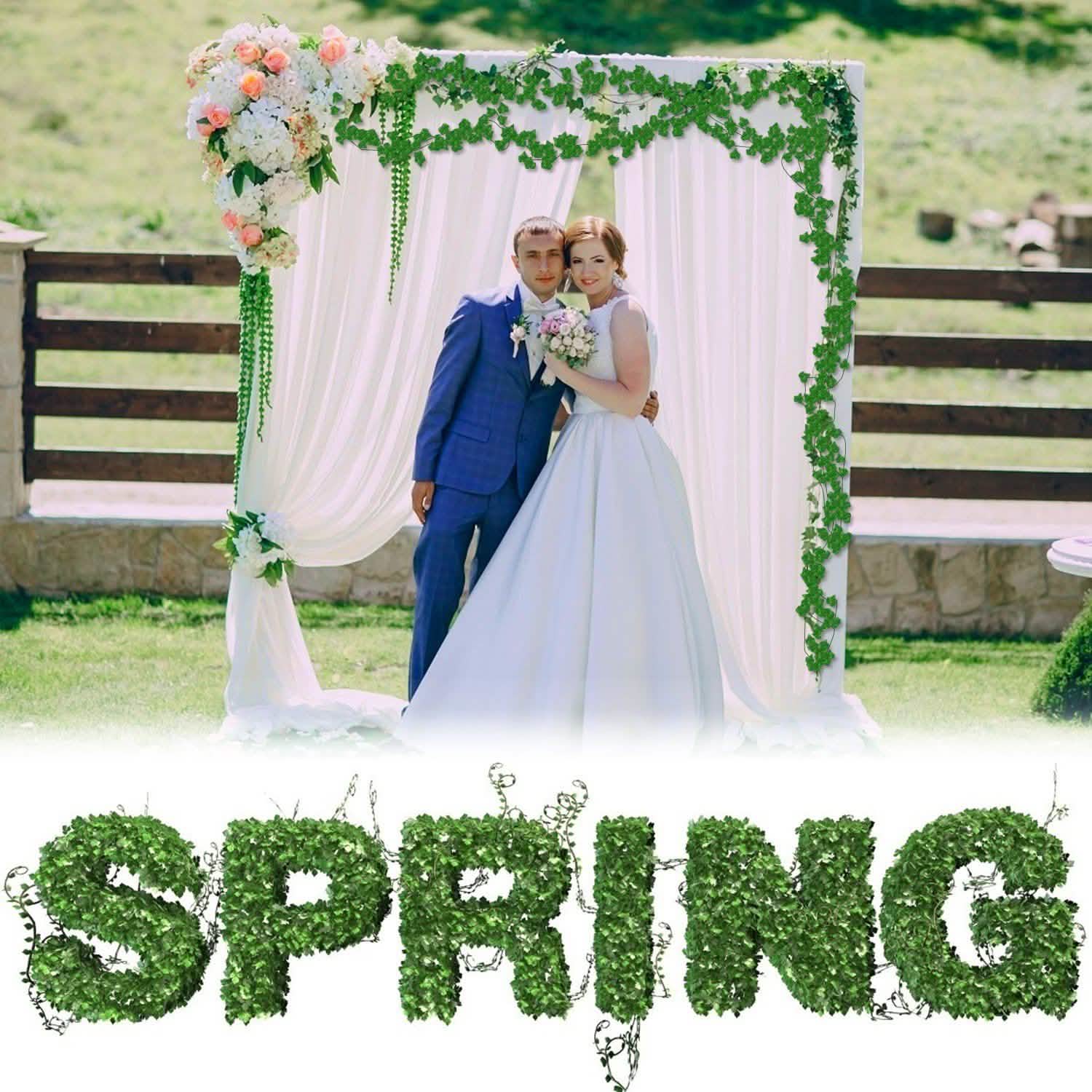 Artificial Ivy Leaves 78.7 Ft. Garden & Patio - Tophatter Daily Deals