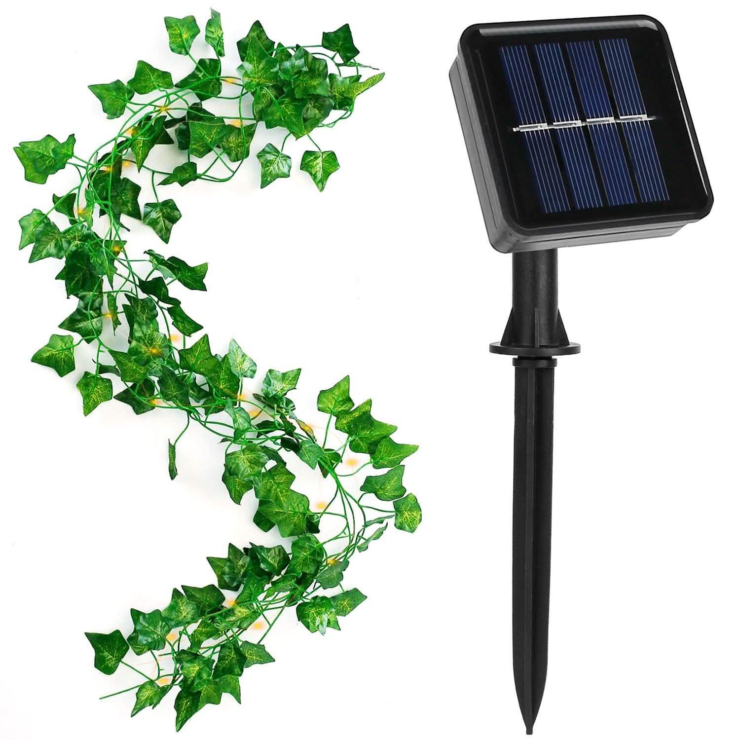 Artificial Ivy Leaves String Lights Outdoor Lighting - Tophatter Daily Deals