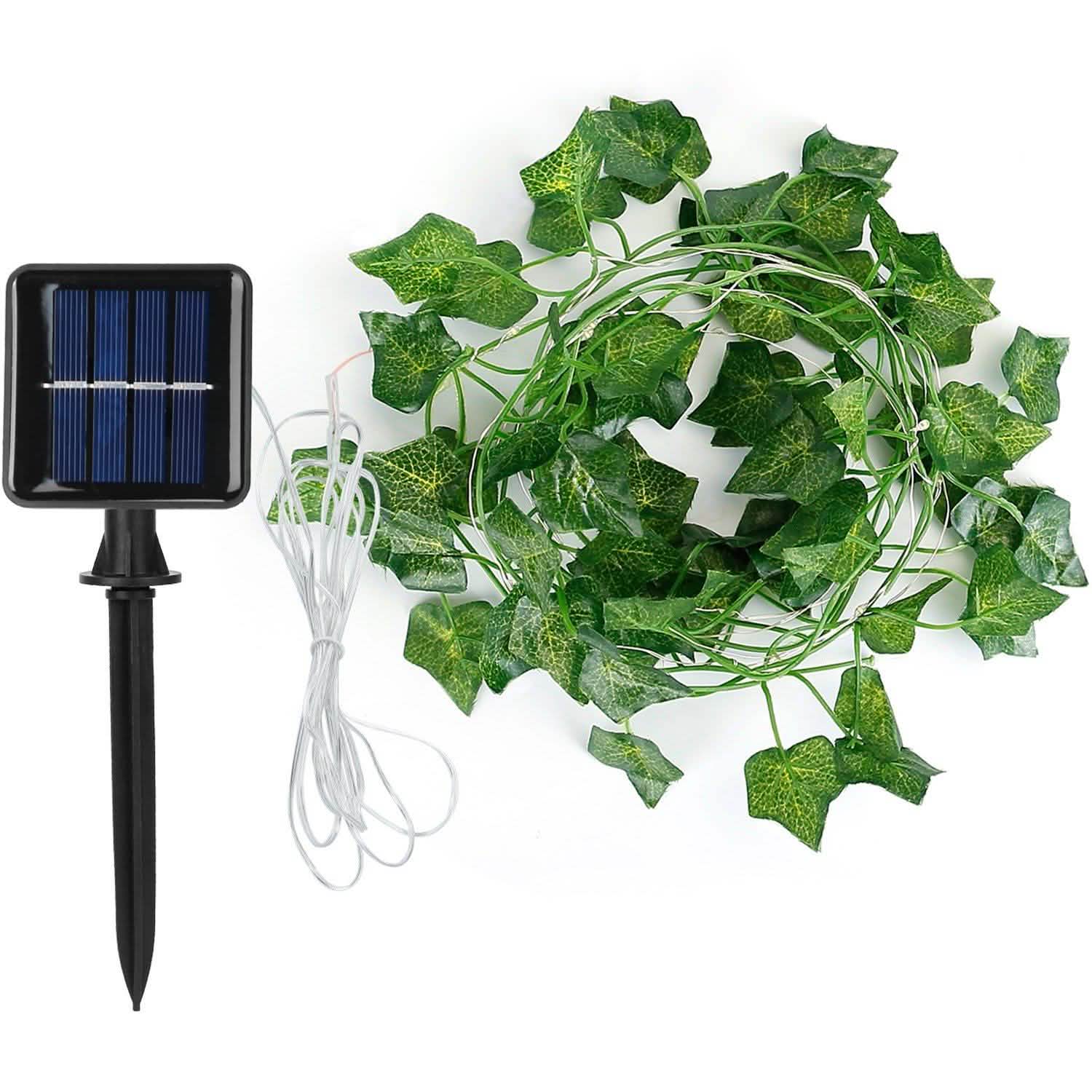Artificial Ivy Leaves String Lights Outdoor Lighting - Tophatter Daily Deals