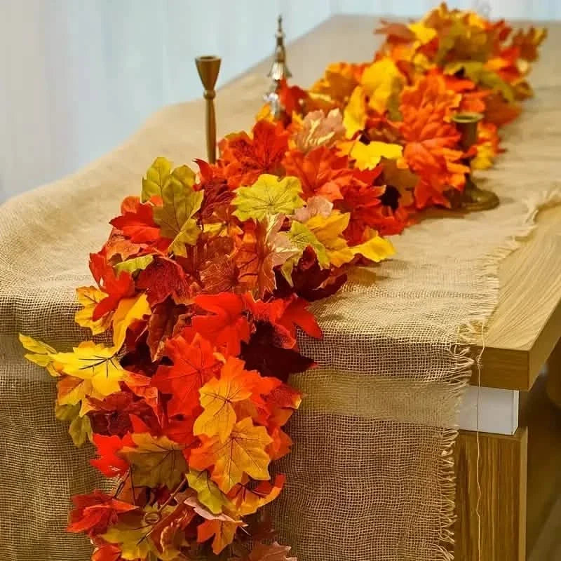 Artificial Maple Leaf Rattan Seasonal Decor - Tophatter Daily Deals