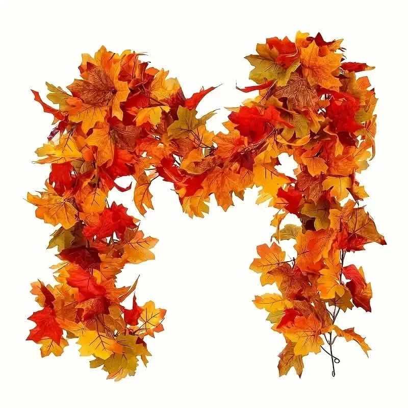 Artificial Maple Leaf Rattan Seasonal Decor - Tophatter Daily Deals