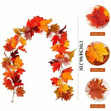 Artificial Maple Leaf Rattan Seasonal Decor - Tophatter Daily Deals