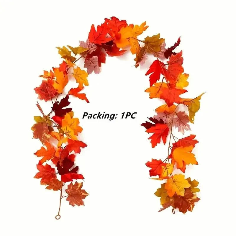 Artificial Maple Leaf Rattan Seasonal Decor - Tophatter Daily Deals