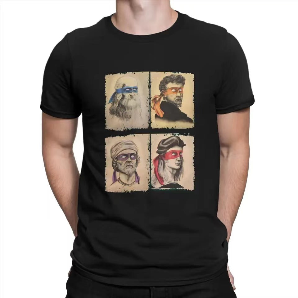 Artists Cotton T Shirt Graphic Street Wear Tee - Tophatter Daily Deals