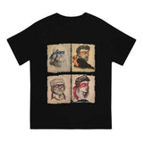 Artists Cotton T Shirt Graphic Street Wear Tee - Tophatter Daily Deals