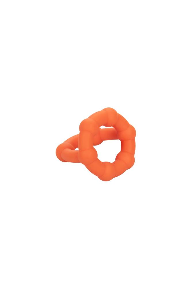 Cal Exotics - Alpha - Liquid Silicone All Star Ring - Orange Sex Toy - Tophatter Daily Deals
