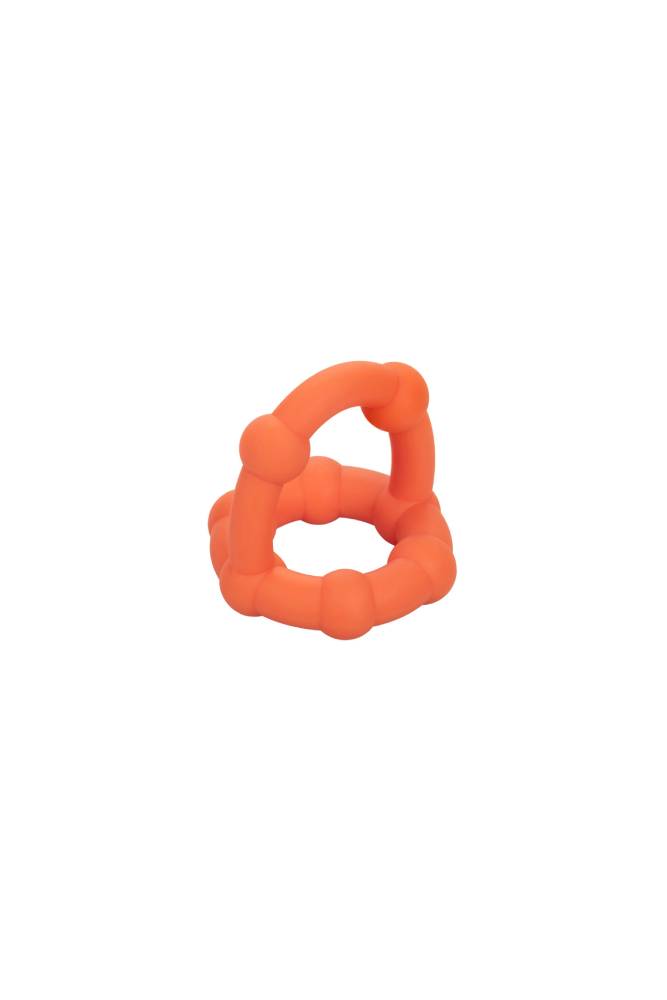 Cal Exotics - Alpha - Liquid Silicone All Star Ring - Orange Sex Toy - Tophatter Daily Deals