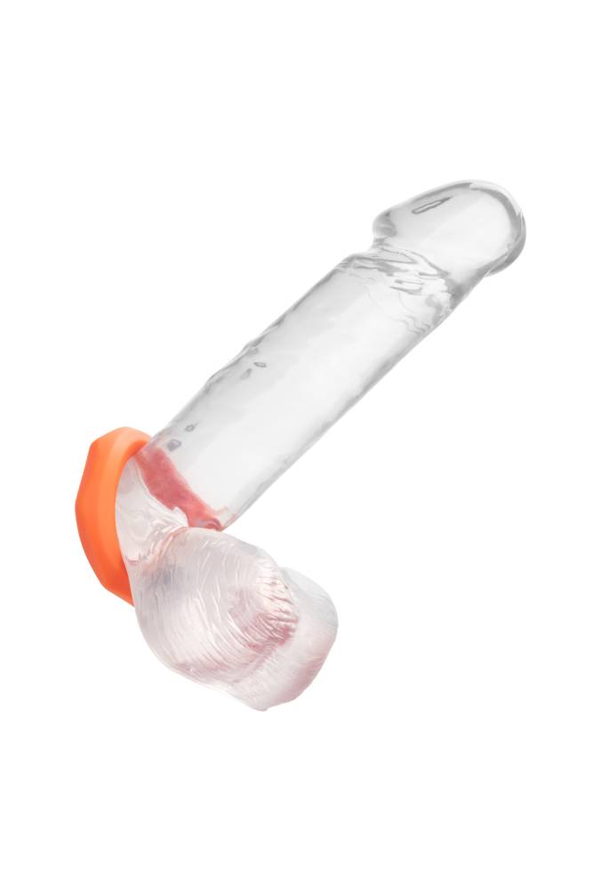 Cal Exotics - Alpha - Liquid Silicone Sexagon Ring - Orange Sex Toy - Tophatter Daily Deals