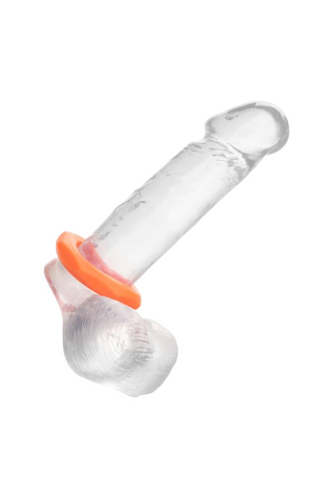 Cal Exotics - Alpha - Liquid Silicone Sexagon Ring - Orange Sex Toy - Tophatter Daily Deals