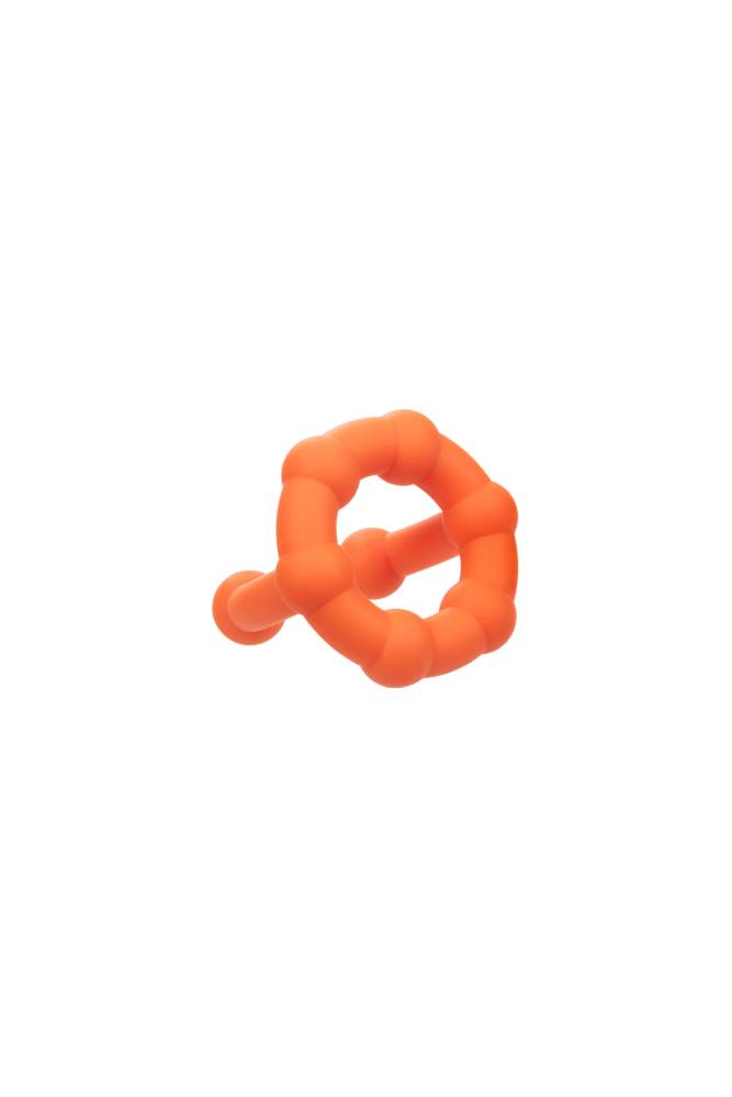 Cal Exotics - Alpha - Liquid Silicone All Star Ring - Orange Sex Toy - Tophatter Daily Deals