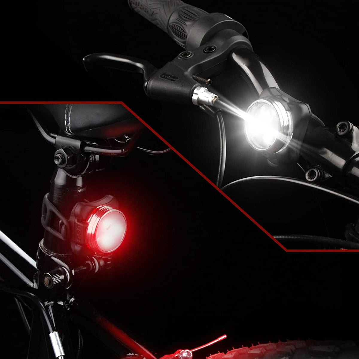 Ascher USB Rechargeable Bike Light Set Outdoor Recreation - Tophatter Daily Deals