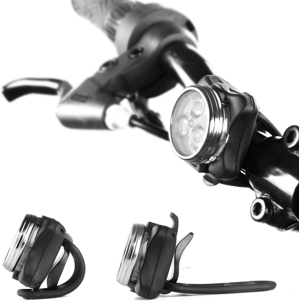 Ascher USB Rechargeable Bike Light Set Outdoor Recreation - Tophatter Daily Deals