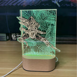 Customized Ash 3D Night Lamp Ash Lamp B - Tophatter Daily Deals