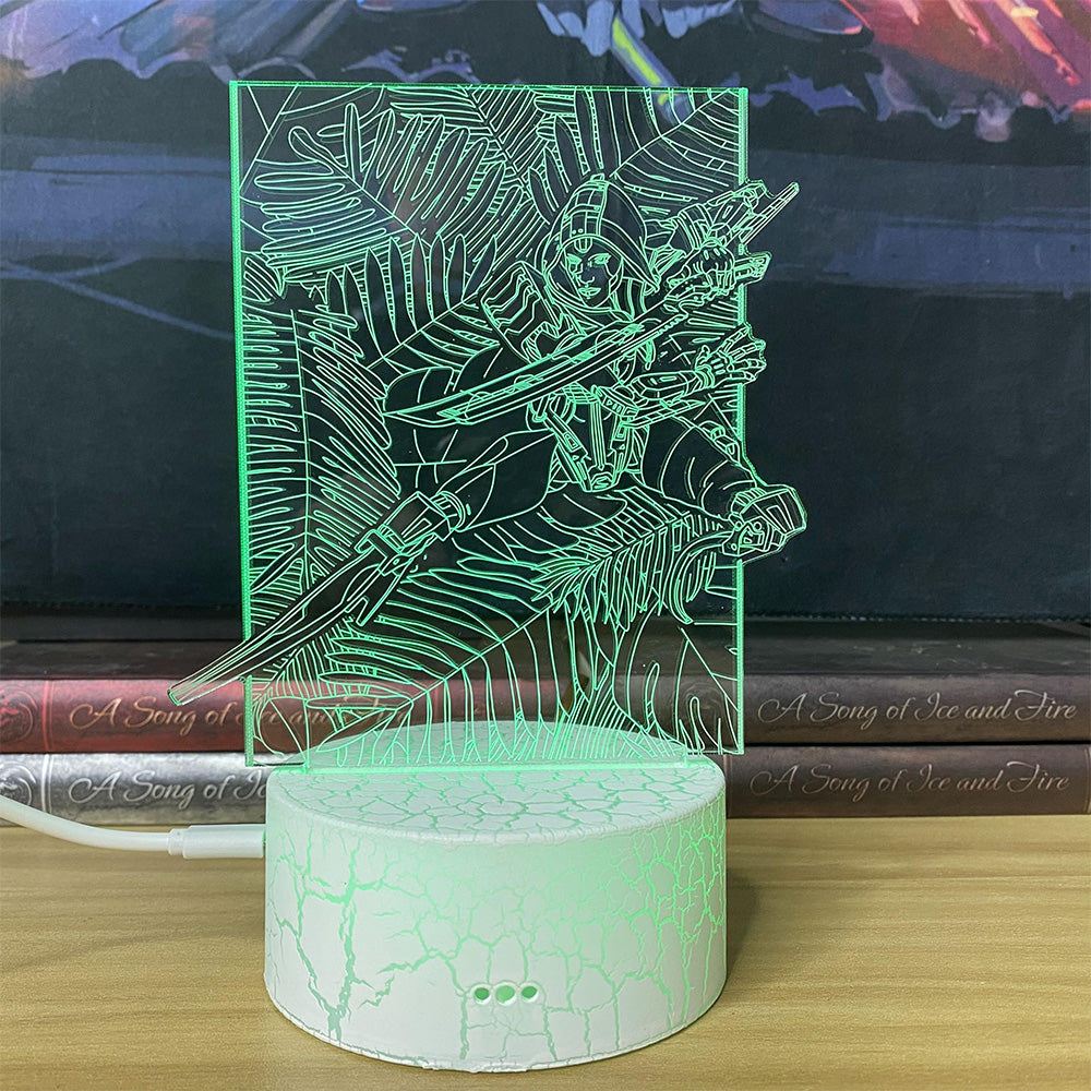 Customized Ash 3D Night Lamp Ash Lamp A - Tophatter Daily Deals