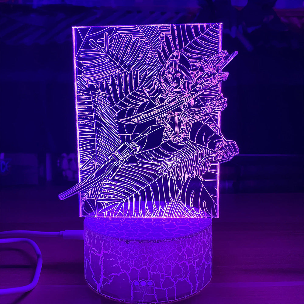 Customized Ash 3D Night Lamp - Tophatter Daily Deals
