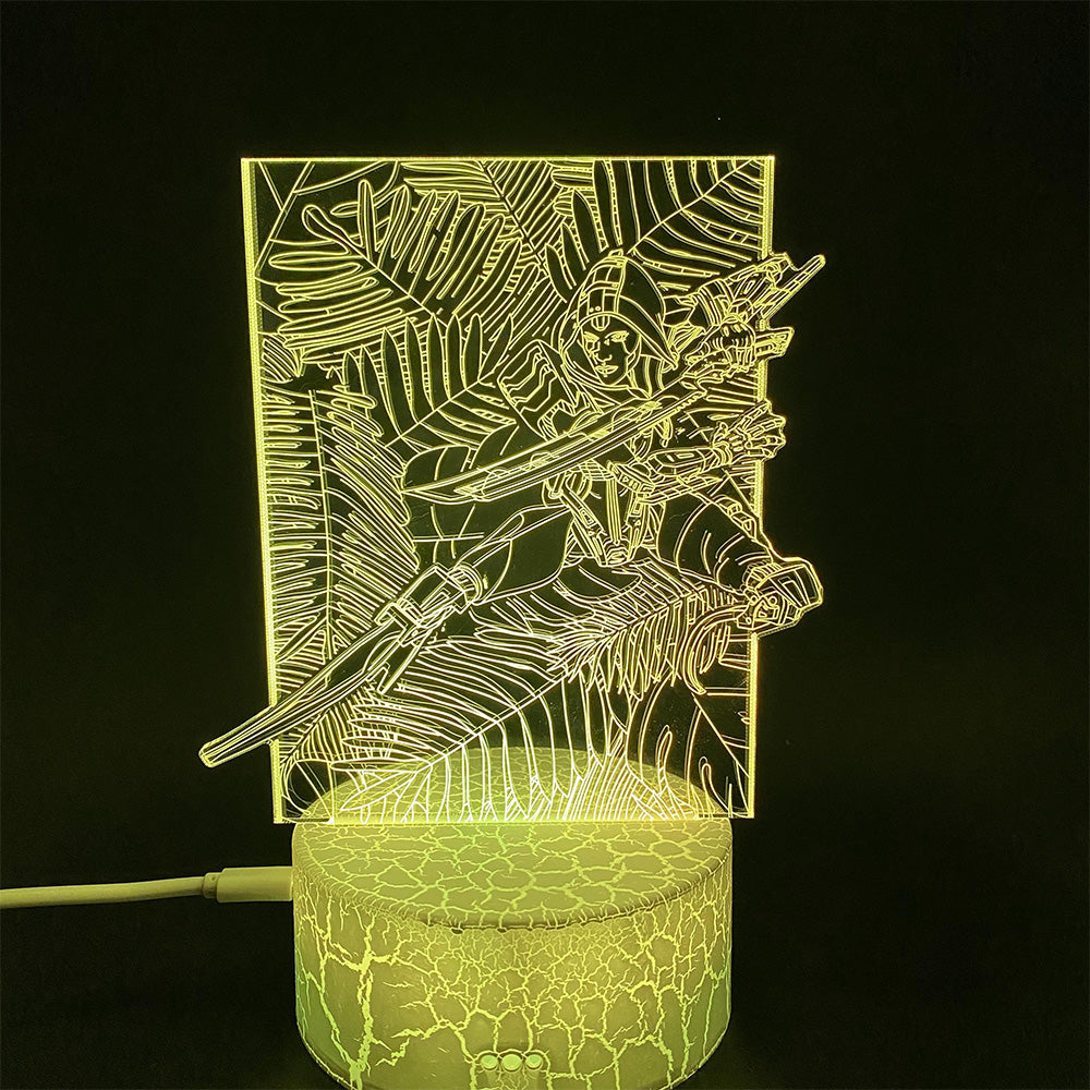 Customized Ash 3D Night Lamp - Tophatter Daily Deals