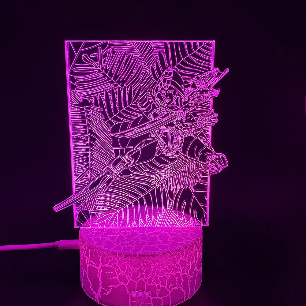 Customized Ash 3D Night Lamp - Tophatter Daily Deals