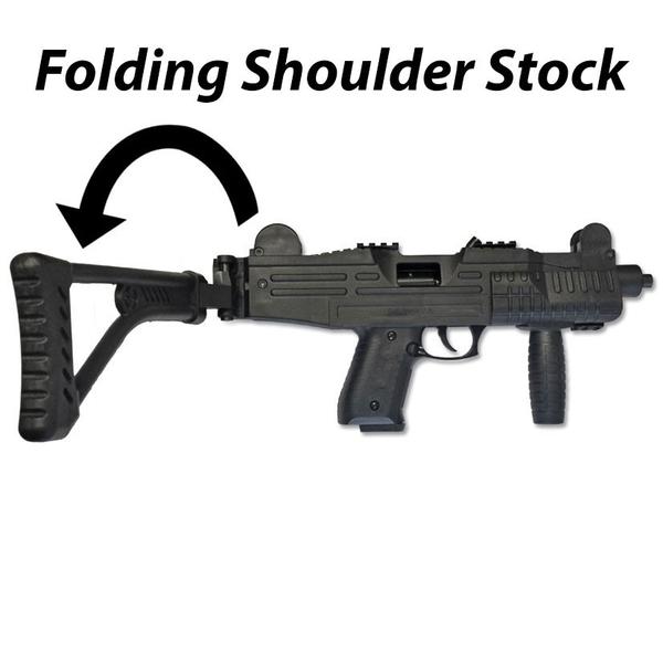 EKOL ASI UZI Folding Shoulder Stock v2 - New Reinforced Version - Tophatter's Weapons'N'Deals Fake Suppressors - Tophatter Daily Deals