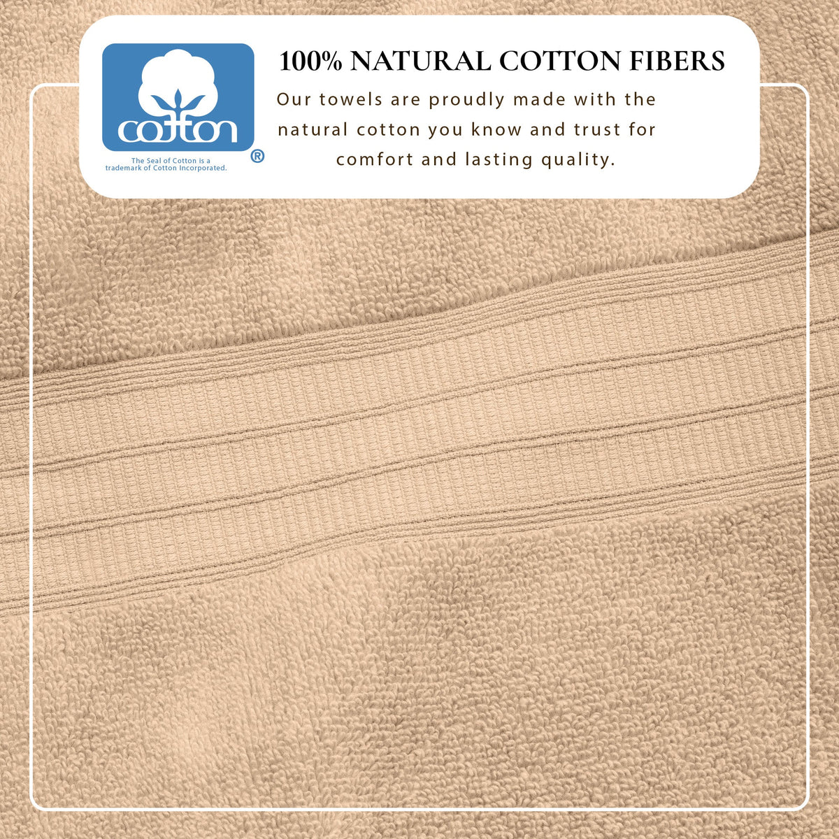 100% Cotton Premium Bath Towel Set - Chiara Collection Bath - Tophatter Daily Deals