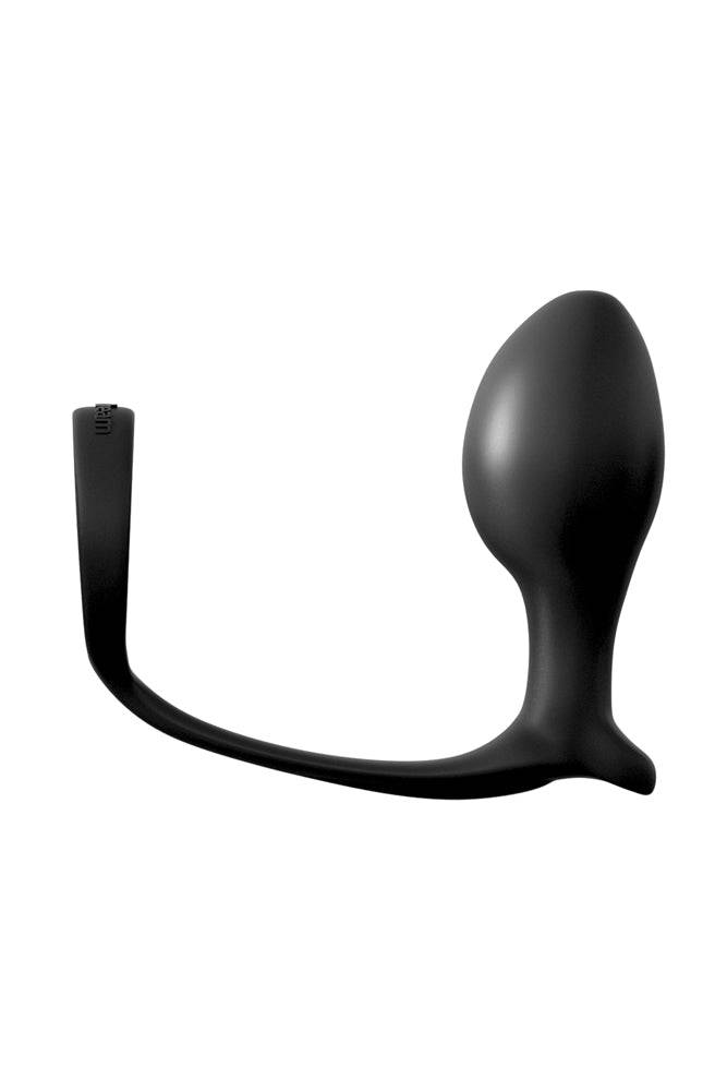 Pipedream - Anal Fantasy - Ass-gasm Cock Ring Advanced Plug - Black Sex Toy - Tophatter Daily Deals