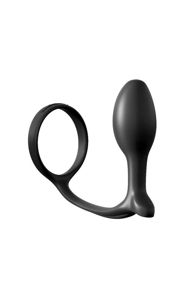 Pipedream - Anal Fantasy - Ass-gasm Cock Ring Beginners Plug - Black Sex Toy - Tophatter Daily Deals