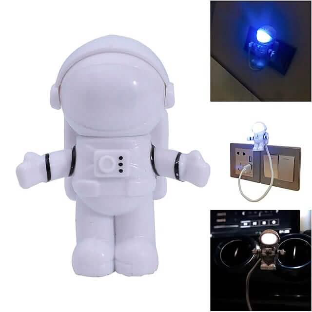 Astronaut Reading LED Night Light Indoor Lighting - Tophatter Daily Deals