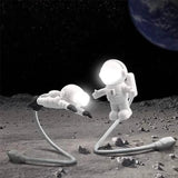 Astronaut Reading LED Night Light Indoor Lighting - Tophatter Daily Deals