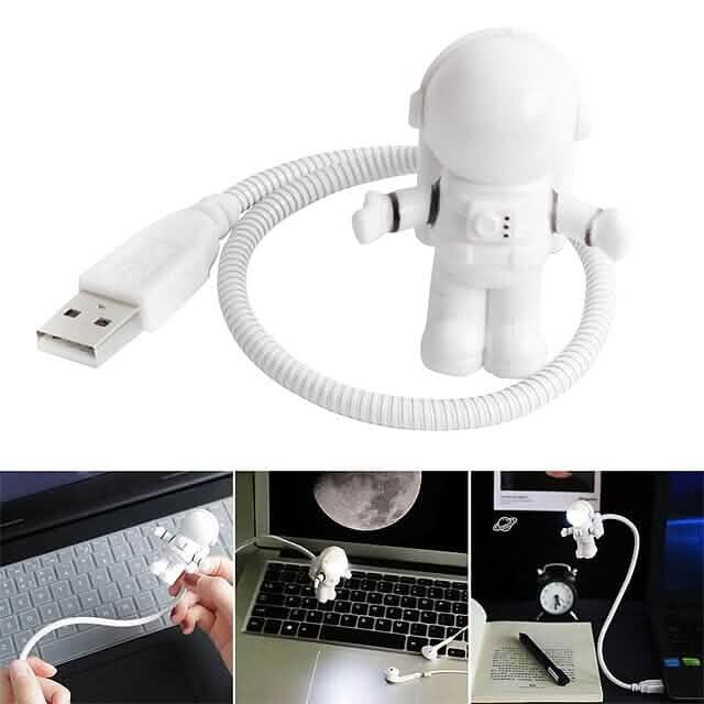 Astronaut Reading LED Night Light Indoor Lighting - Tophatter Daily Deals