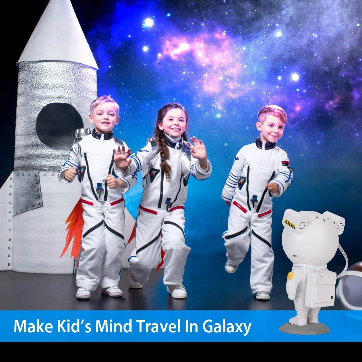 Astronaut Star Projector Light with Remote Control Indoor Lighting - Tophatter Daily Deals