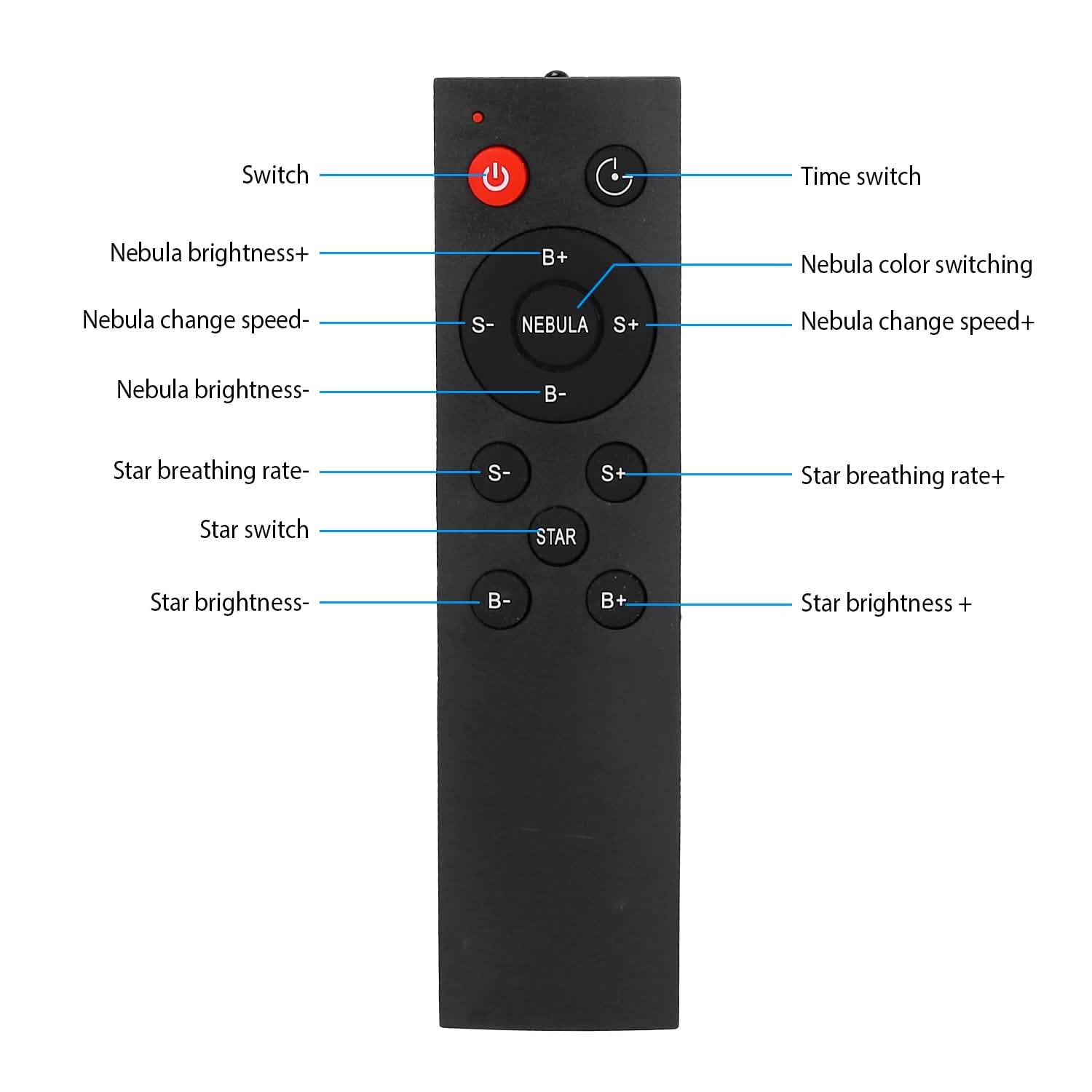 Astronaut Star Projector Light with Remote Control Indoor Lighting - Tophatter Daily Deals