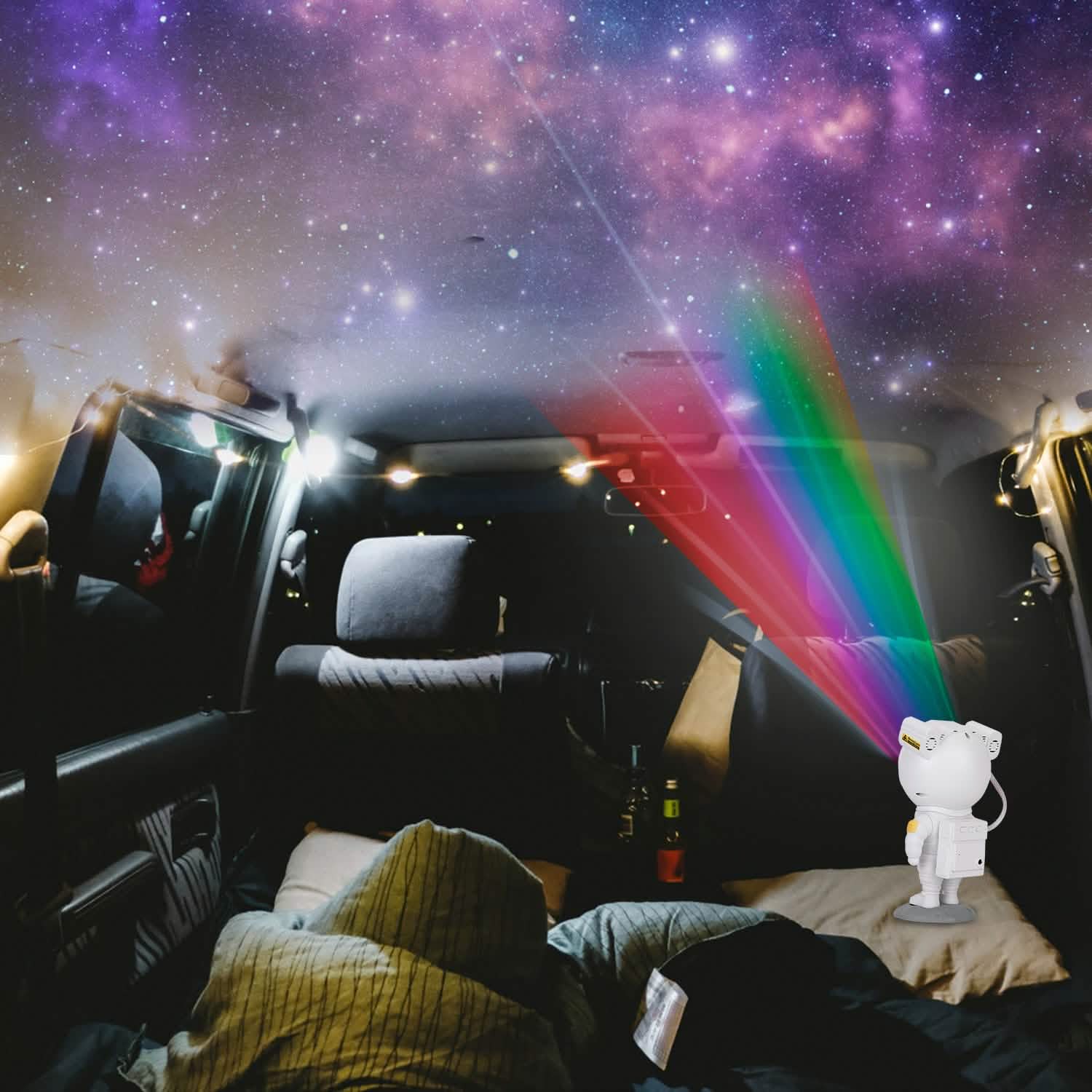 Astronaut Star Projector Light with Remote Control Indoor Lighting - Tophatter Daily Deals