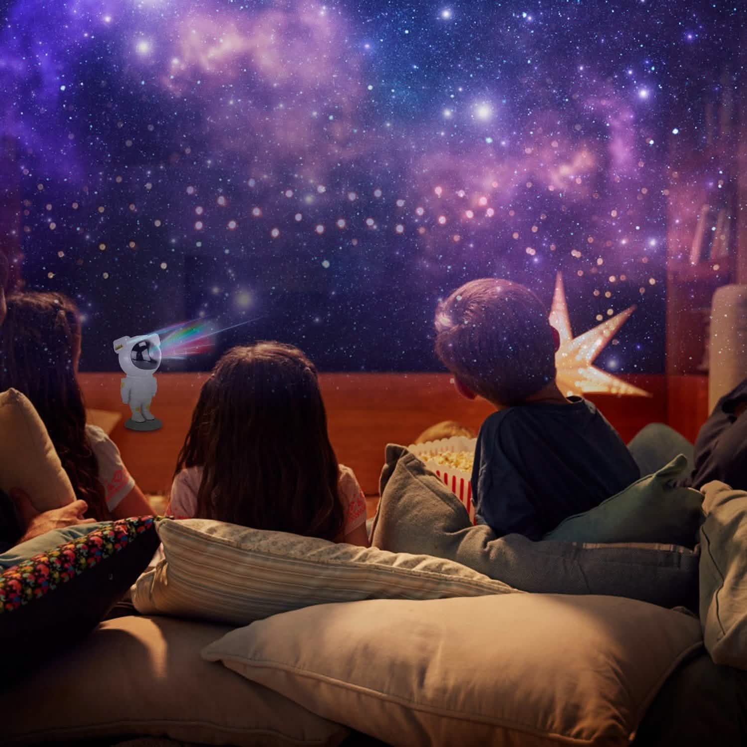 Astronaut Star Projector Light with Remote Control Indoor Lighting - Tophatter Daily Deals