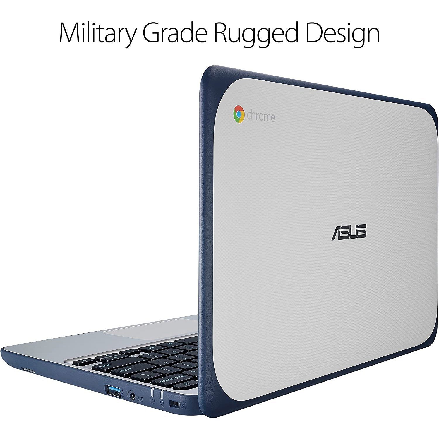 ASUS Chromebook C202SA-YS02 11.6in Ruggedized and Water Resistant Design (Refurbished) ASUS Chromebook - Tophatter Daily Deals