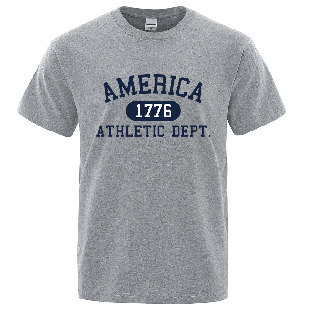 Fashion 1776 Athletic Tee Clothes Tee - Tophatter Daily Deals