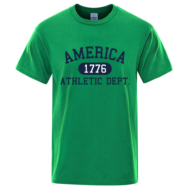 Fashion 1776 Athletic Tee Clothes Green Tee - Tophatter Daily Deals