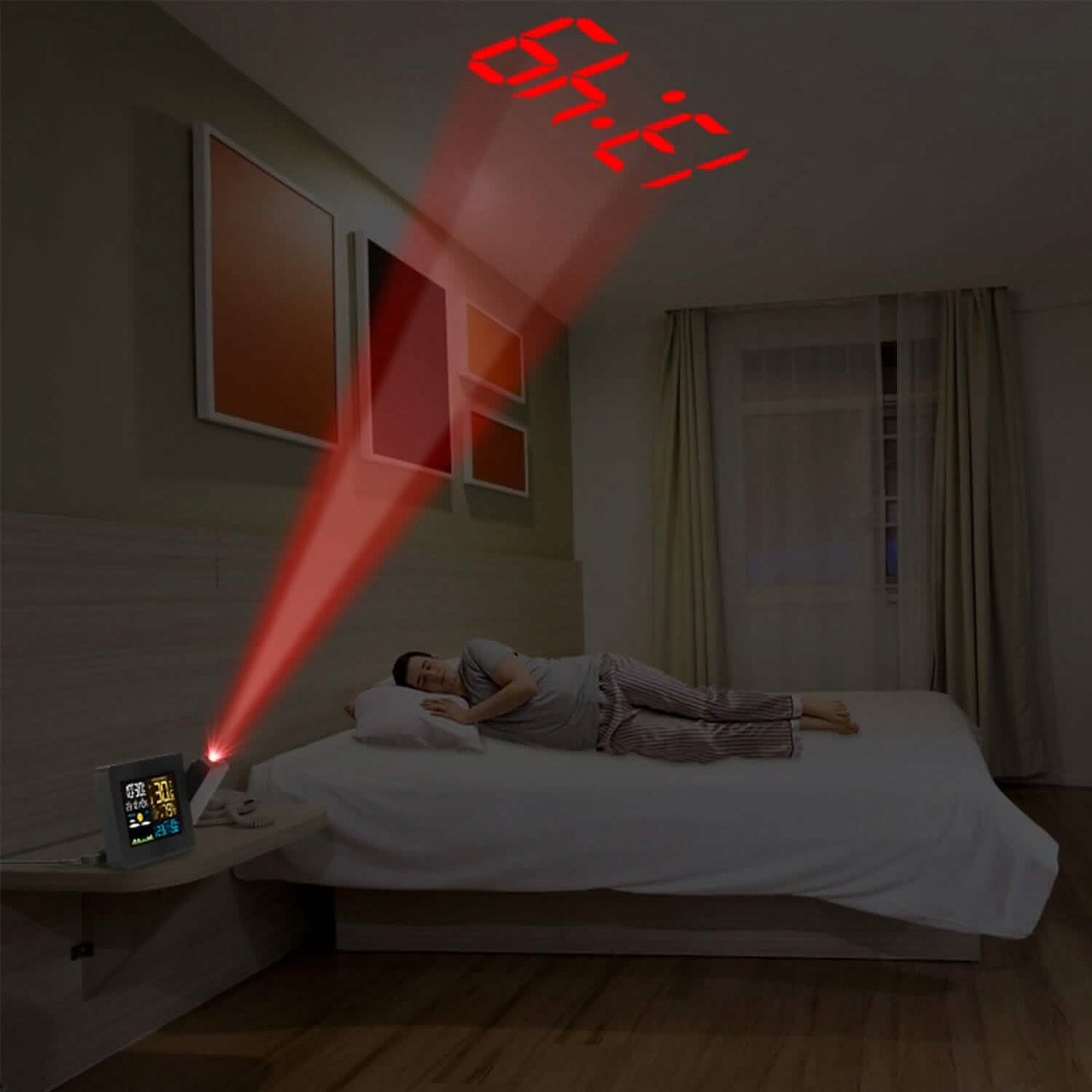 Atomic Projection Alarm Clock Household Appliances - Tophatter Daily Deals