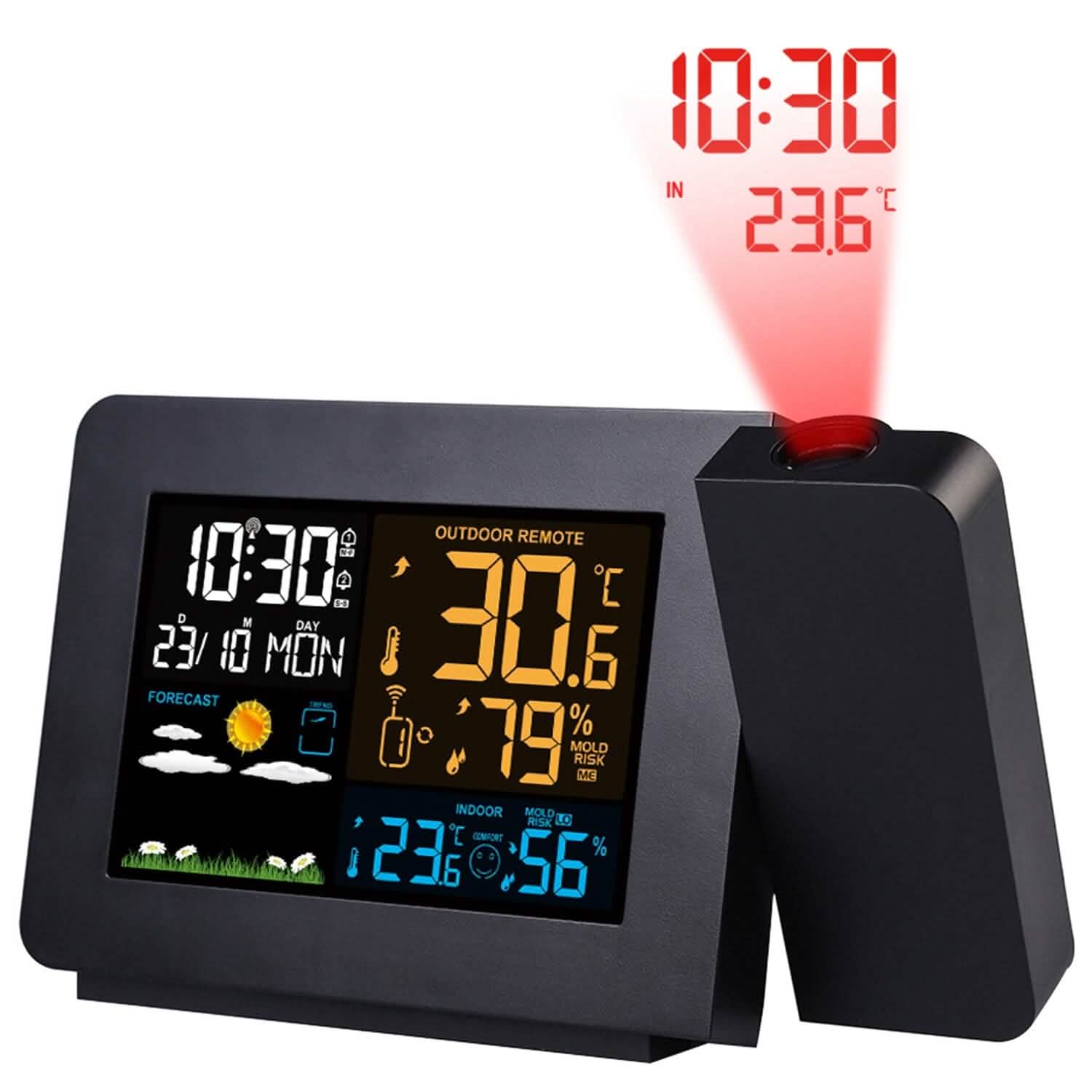 Atomic Projection Alarm Clock Household Appliances - Tophatter Daily Deals