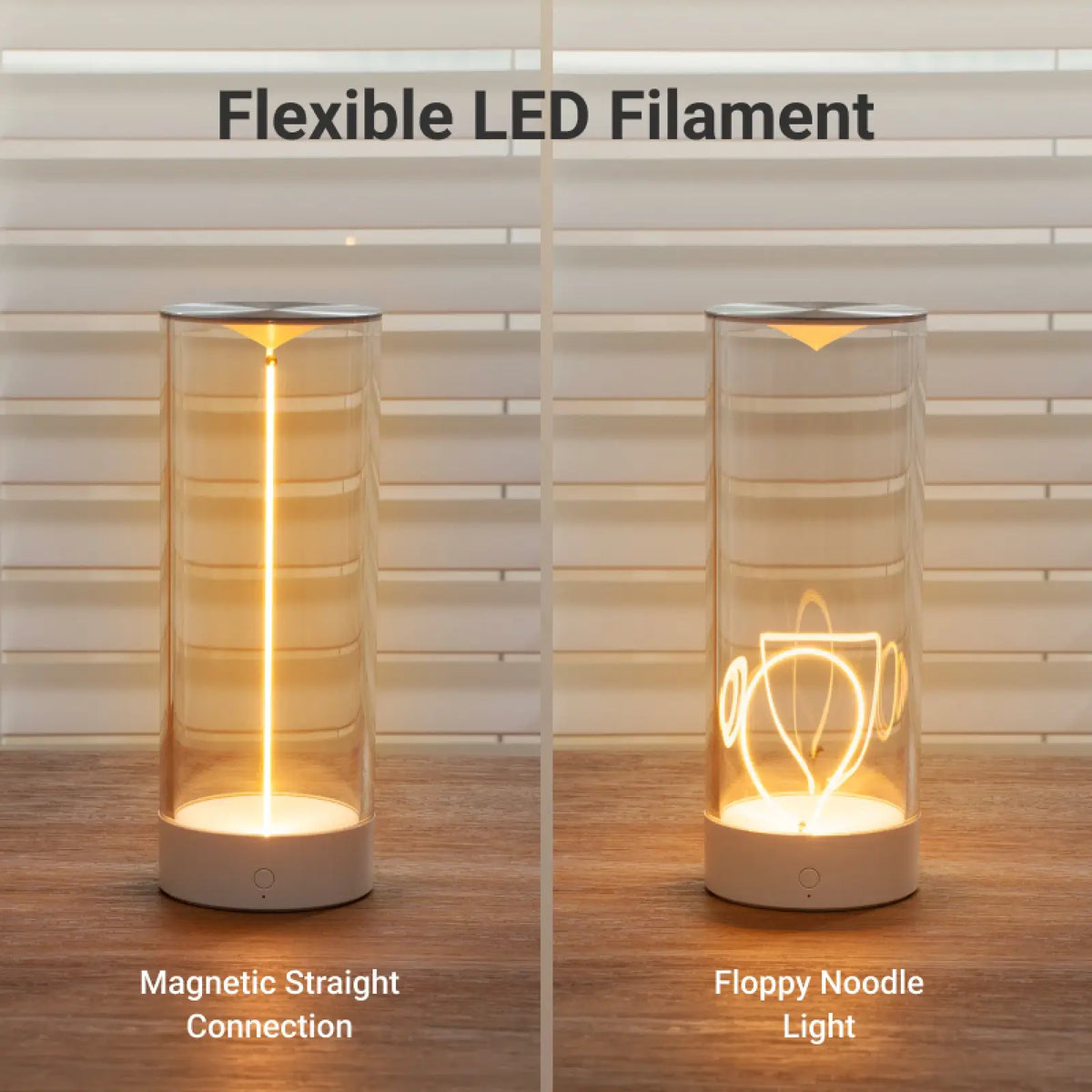 Minimalist Cordless LED Table Lamp Indoor Lighting - Tophatter Daily Deals