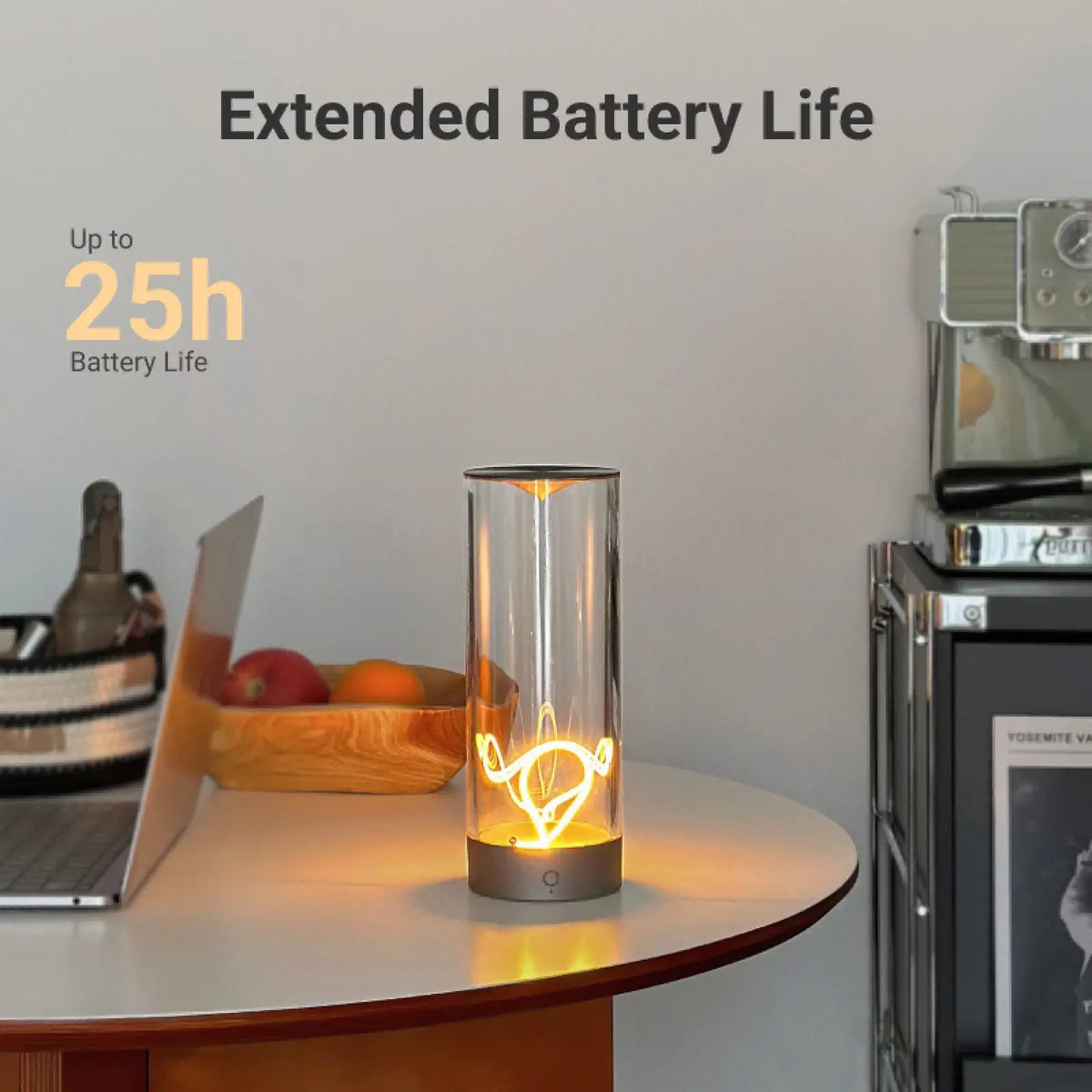 Minimalist Cordless LED Table Lamp Indoor Lighting - Tophatter Daily Deals