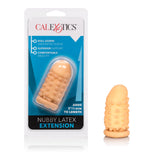 Smooth 3 Inch Ivory Latex Penis Extension with Roll Down Sleeve > Sex Toys For Men > Penis Sleeves - Tophatter Daily Deals