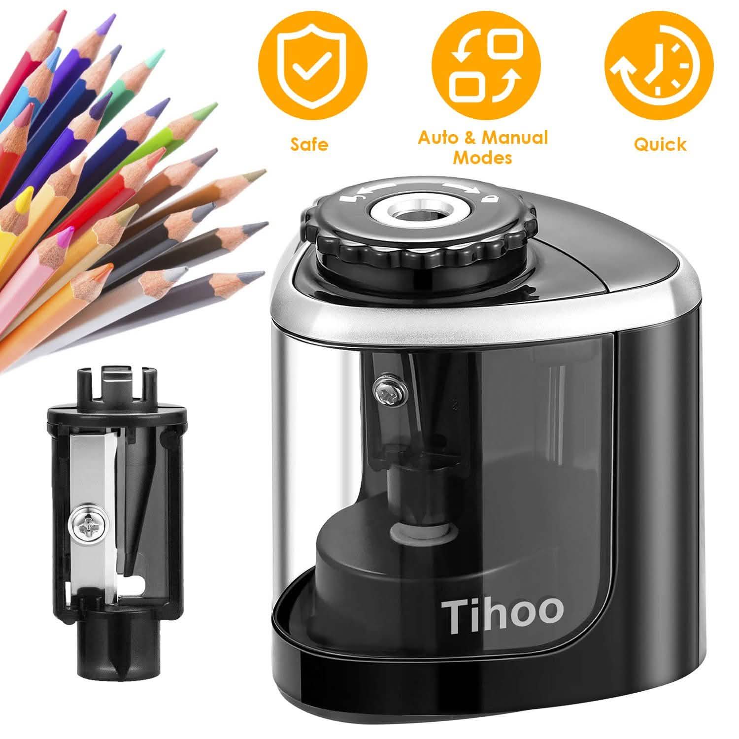 Auto Manual Electric Pencil Sharpener School, Office & Art Supplies - Tophatter Daily Deals