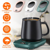 Auto Shut Off USB Coffee Mug Heating Plate with 3 Temperature Setting Coffee Makers & Accessories - Tophatter Daily Deals