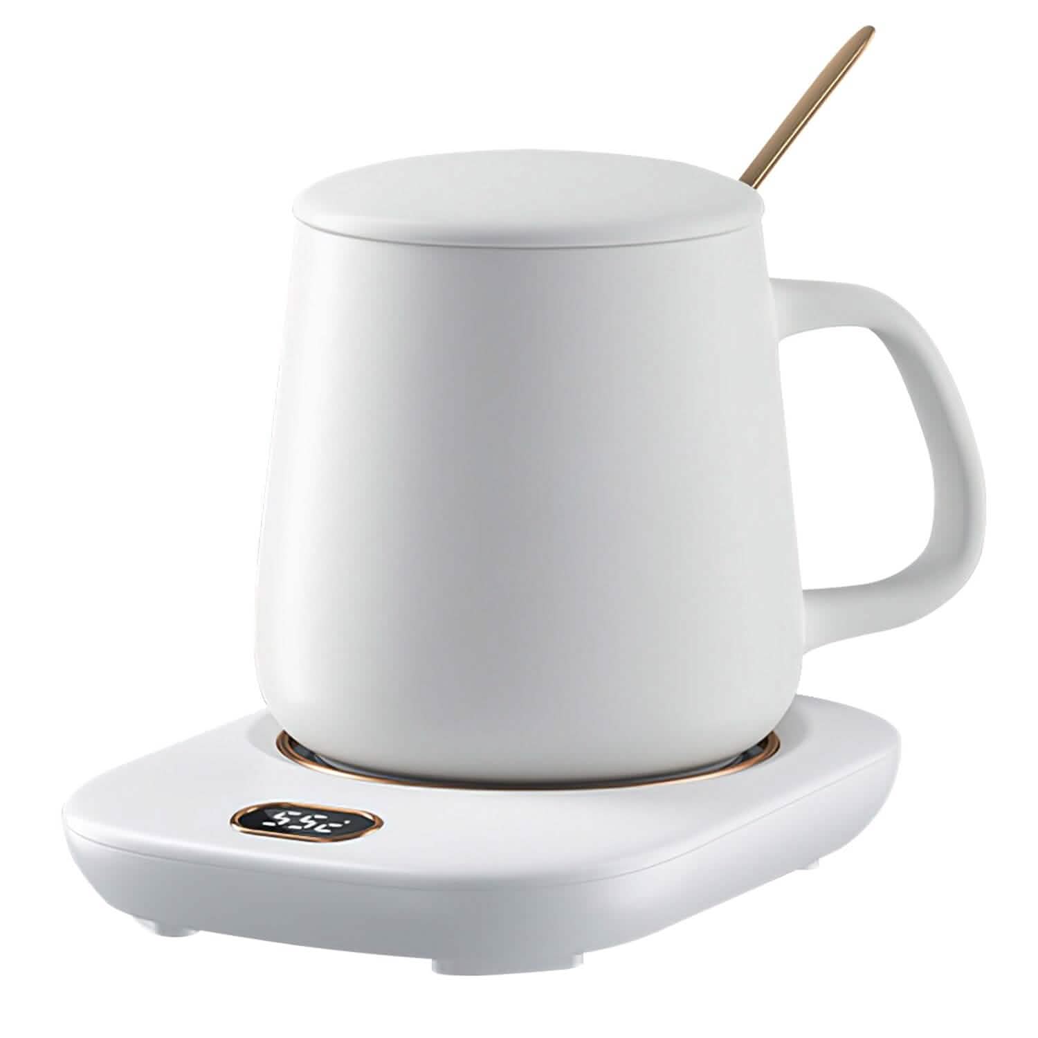 Auto Shut Off USB Coffee Mug Heating Plate with 3 Temperature Setting Kitchen Tools & Gadgets - Tophatter Daily Deals