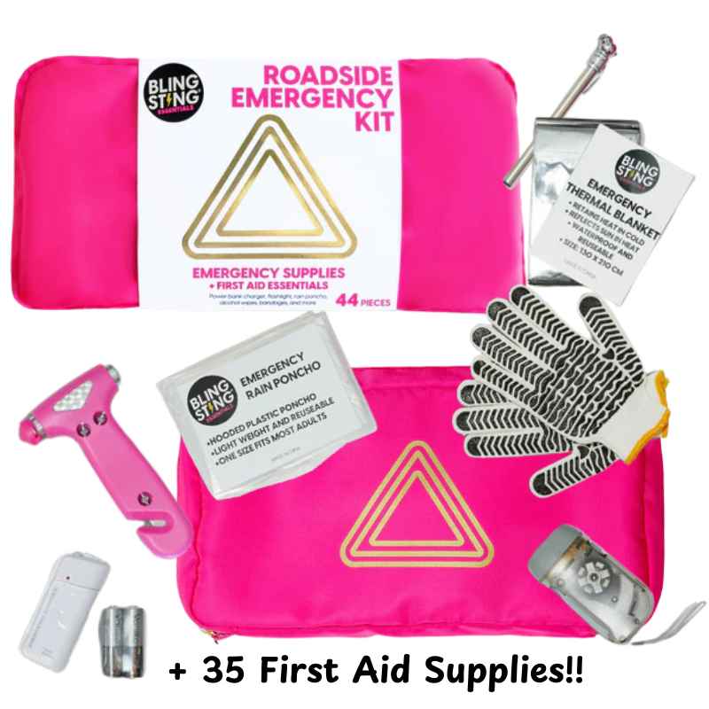Auto Safety and First Aid Roadside Emergency Kit Package Deals - Tophatter Daily Deals