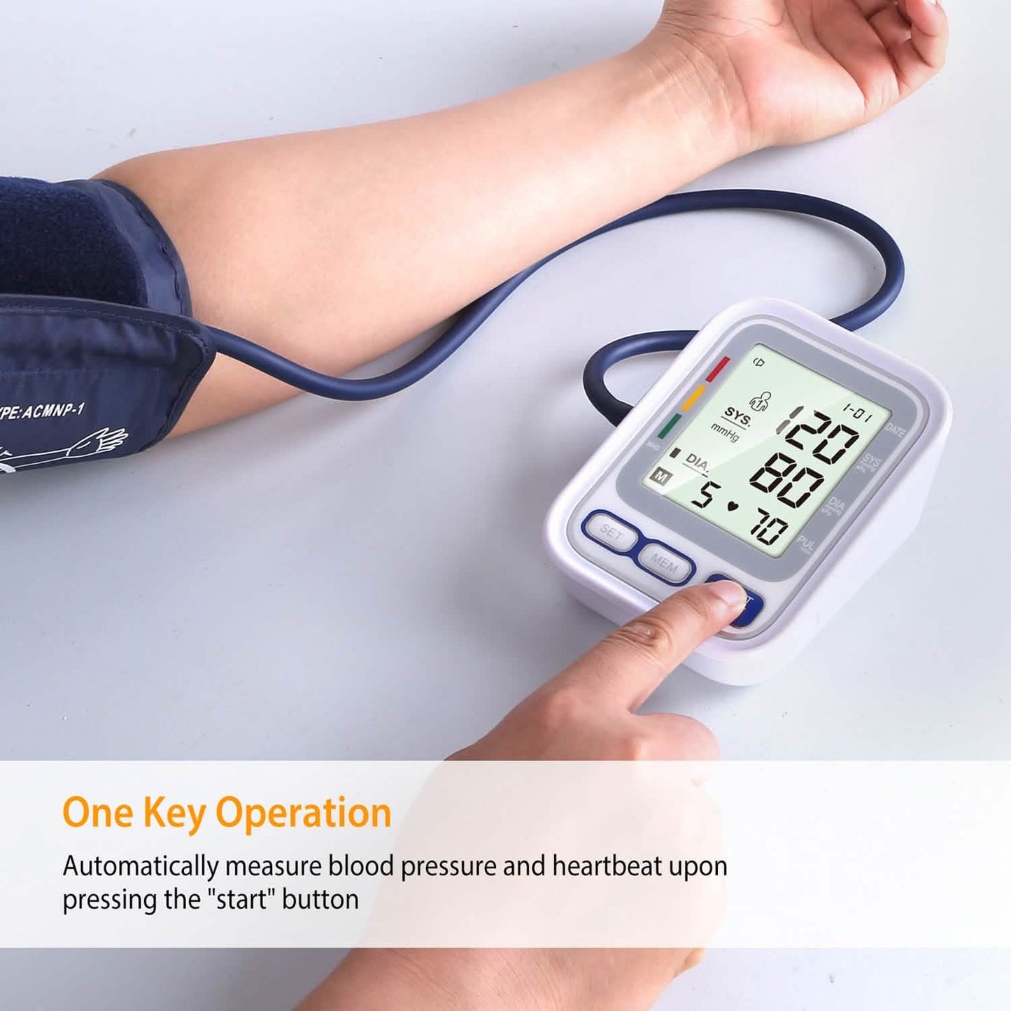 Automatic Arm Blood Pressure Monitor Digital Health & Wellness - Tophatter Daily Deals